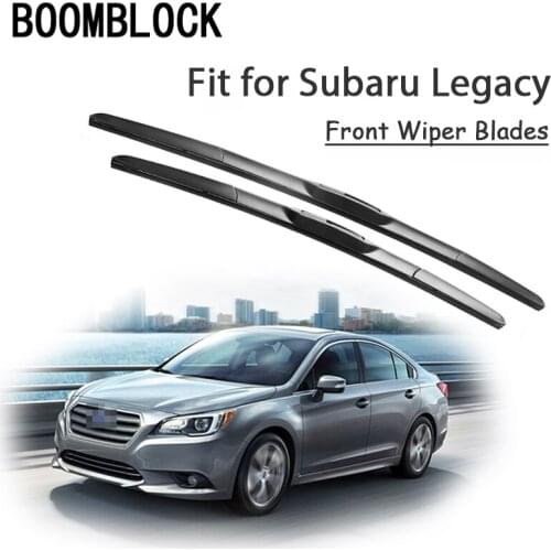 BOOMBLOCK 2PCS High Quality Front Windshield Wiper Blades For Subaru Legacy MK4 2018 2017 2016 2015-1999 Accessories