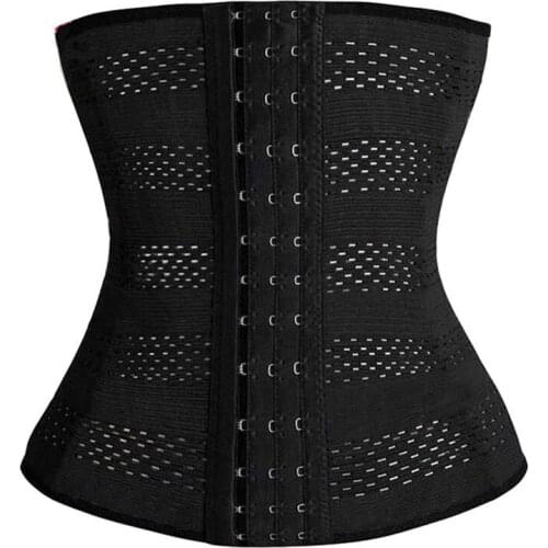 Yasemeen Breathable Firm Slimming Corset Hollow Out Postpartum Shaper Women Waist Control Adjustable Waist Trainer Plus Size 5xl