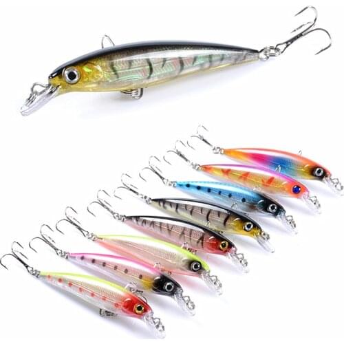 1Pcs Fishing Lure Laser Minnow Bait 85mm 7.2g Artificial Bait Fishing Wobblers Hard Bait Jig Topwater Crankbait Fishing tackle