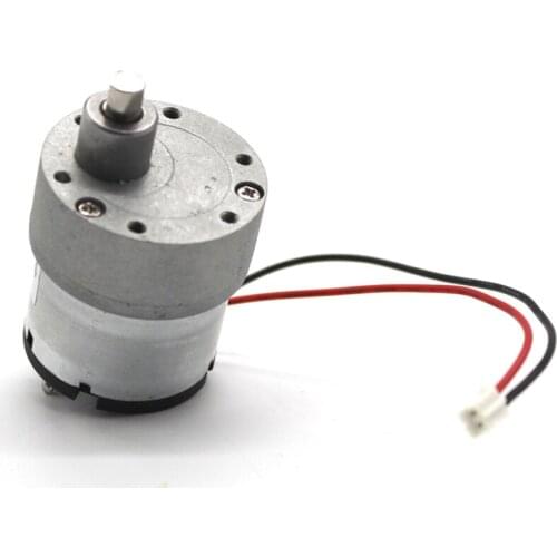 1pc 500 DC Geared motor,6mmD type shaft high torque motor, metal gear box DC 6-12V motor,for Toy and robot model