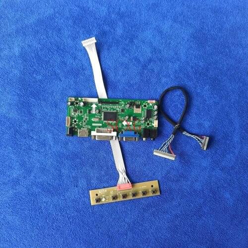 1024*600 Fit HSD100IFW1/HSD100IFW2/HSD100IFW4/HSD101PFW2 30-Pin LVDS Controller Board LCD LED VGA DVI HDMI-compatible Matrix Kit