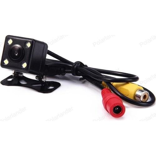 4 LED Night Vision Waterproof security car rear view reverse camera 120 Degree CCD HD Parking Assistance Camera