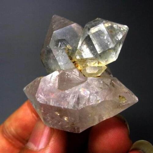45g Elestial Herkimer Diamond Quartz DT - crystals and stones healing Mineral specimen Home Decor feng shui decoration G0019