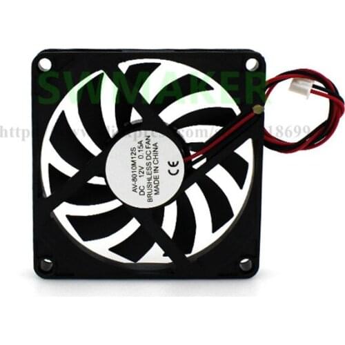 8010 80mm 8cm fan 80*80*10mm 12V 0.15A super silent cooling fan,manufacturer direct selling for 3D printer parts