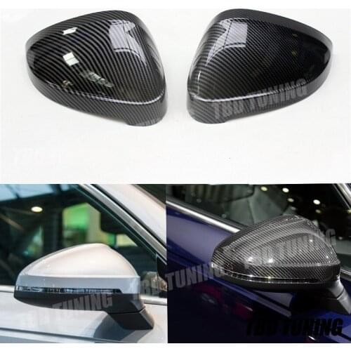 A4 A5 B9 Carbon Fiber Look Mirror Cover For Audi A4 A5 B9 2017 2018 2019 Rear View Mirror Cover For Audi A4 A5 B9