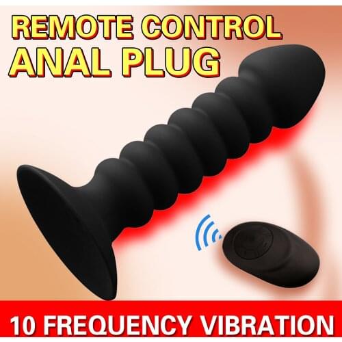 Anal Vibrator Vibrating Prostate Vibration Massager for men Dildos for Anal Butt Plug Remote Control Sex Toys for Adult