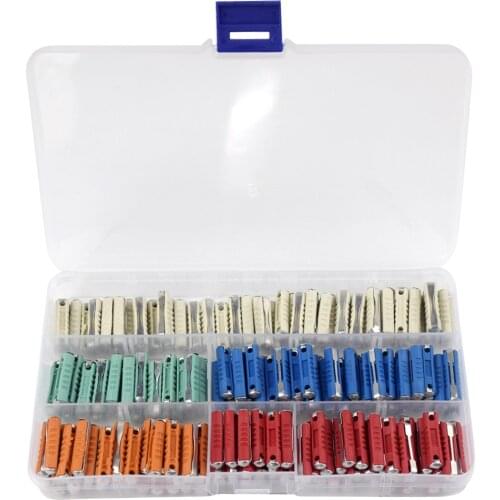 200PCS Torpedo Type European Automotive Fuse for Old Style Cars,with Storage Box