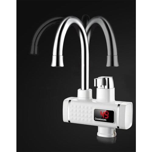 Household Electric Water Faucet Fast Heating Electric Faucet Digital Display Water Heater for Kitchen CKR-88AX