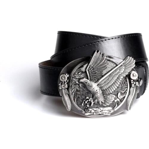 Eagle Kabatma Buckled Black Male Belt