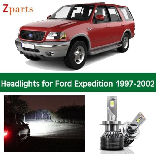 1 Pair Car Headlight For Ford Expedition 1997 1998 1999 2000 2001 Canbus Headlamp Low Beam High Beam Lighting Lamp Accessories