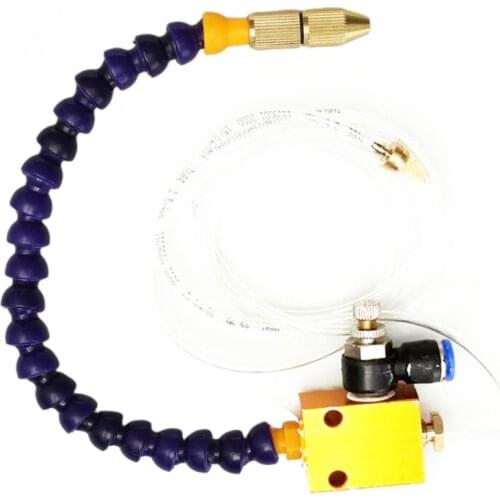 CNC Lathe Lubrication Drill Grind Nozzle 8mm Air Pipe Spray System Heavy Duty Engraving Machine Metal Milling Mist Coolant DIY