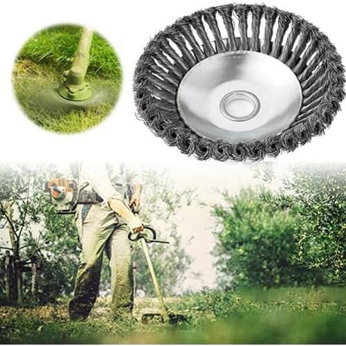 150mm Brush Cutter Trimmer Head for Weed Steel Wire Weed Brushes Weed Trimmer Head Grass Cutter Grass Tray Plate For Lawnmower