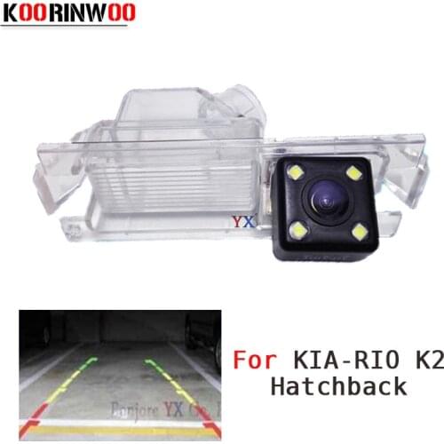 KOORINWOO CCD HD Special Car Rear view camera For Kia/Rio 2 Hatchback 2012 for Hyundai Hatchback 12/13/14 Parking Assistance