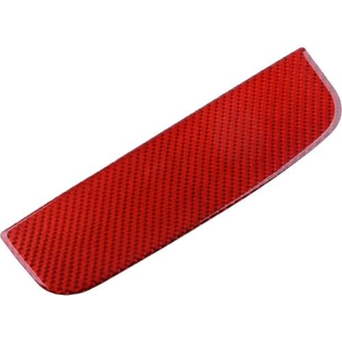 Red Front Storage Box Trim Cover Car Carbon Fiber Fit For Ford Mustang 2015 2016 2017 2018 2019