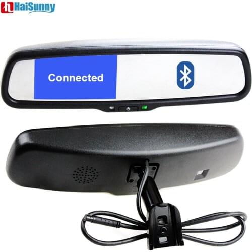 HaiSunny Special Bracket 4.3 Inch Car Rear View Mirror Monitor Bluetooth Kit For Mitsubishi V W Kia Hyundai Suzuki Toyota Honda