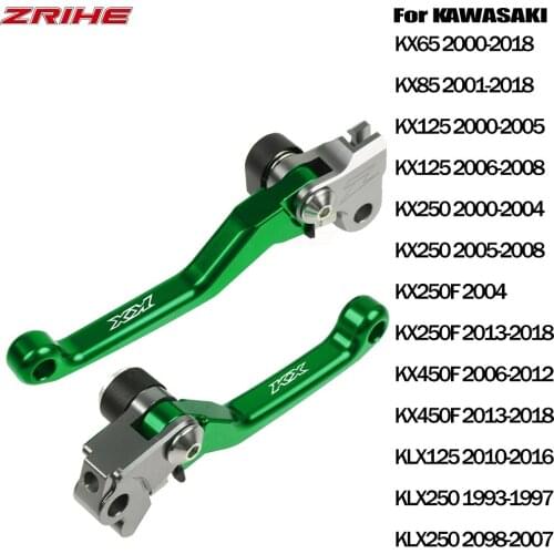 For KAWASAKI KX65 KX85 KX125 KX250 KX250F KX450F Motorbike Custom Made Brake Clutch Lever KX KLX 65 85 125 250 250F 450F 450R