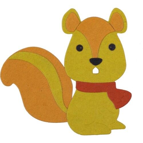 Cute Little Squirrel Metal Cutting Dies For DIY Scrapbooking Decorative and Card Making Embossing Craft 2021 New