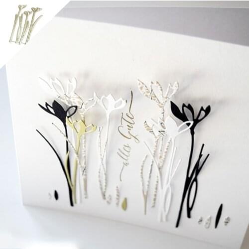 3PCS/Lot Flower Metal Cutting Dies DIY Cards Stencils Photo Album Embossing Paper Making Scrapbooking Card Mold Crafts Dies