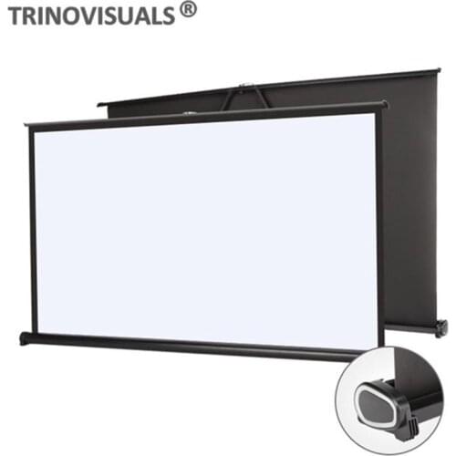 MINIV40, 40inch 4:3 Portable Projection Screen,for Mini/Professional LED/LCD/DLP Projector Self Standing Pull-Out Style Indoor