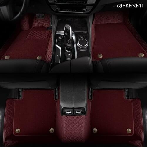 QIEKERETI Custom car floor mats for Maserati Ghibli Levante quattroporte GranTurismo foot mats