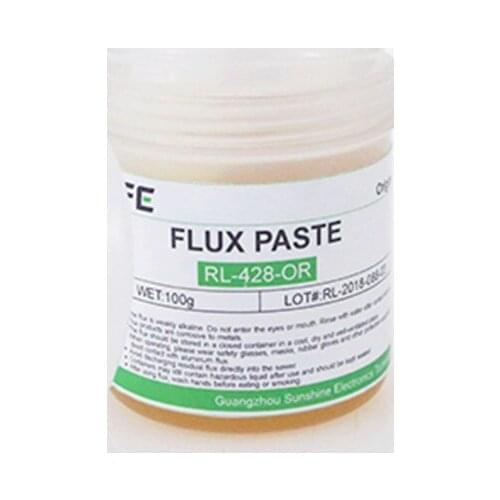 RELIFE High Quality RL-428-OR 100g RL-429 20ML Solder Paste Flux for PCB BGA PGA SMD Rosin Based Cream Welding Tool