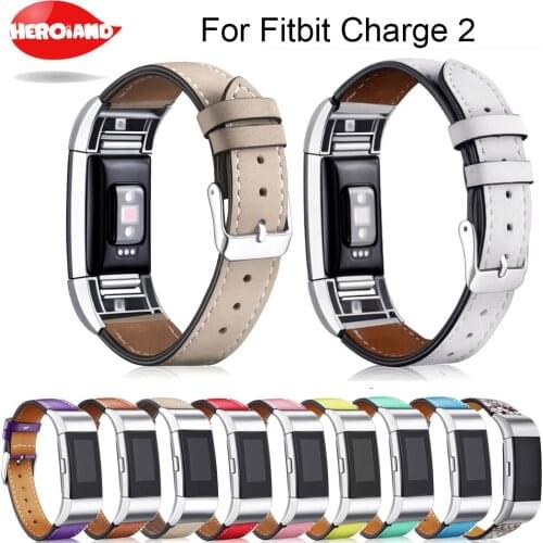 Genuine Leather Band for Fitbit Charge 2 Wristband Band Replacement wrist Strap bracelet for Fitbit Charge 2 Bracelet WatchBand