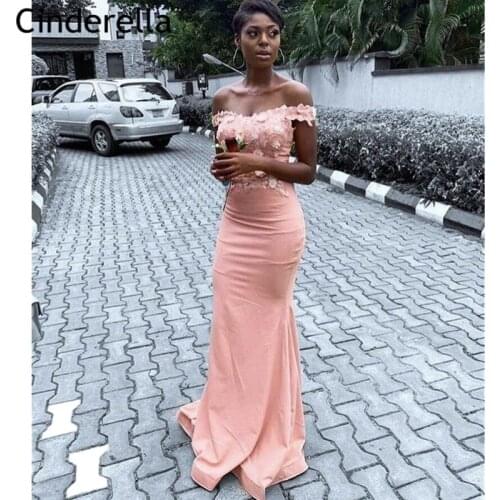 Hand Made Flower Bridesmaid Dresses With Boat Neck Off The Shoulder Zipper Back Lace And Crystal Wedding Party Dresses