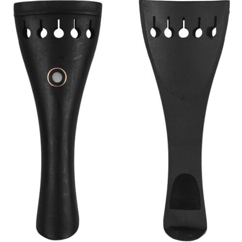 Violin Fiddle Tailpiece Ebony Particular Design for 5-String Violin Tailpieces Orchestral Strings Accessories