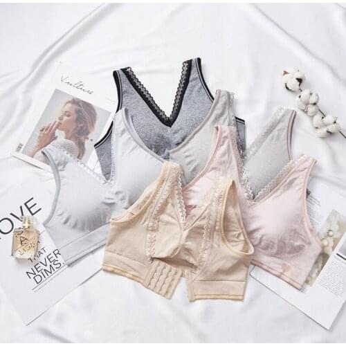 Pregnant Women No Steel Ring Seam Sports Running Underwear Womens Breathable Fitness Yoga Vest Sleep Bra Cotton Underwear