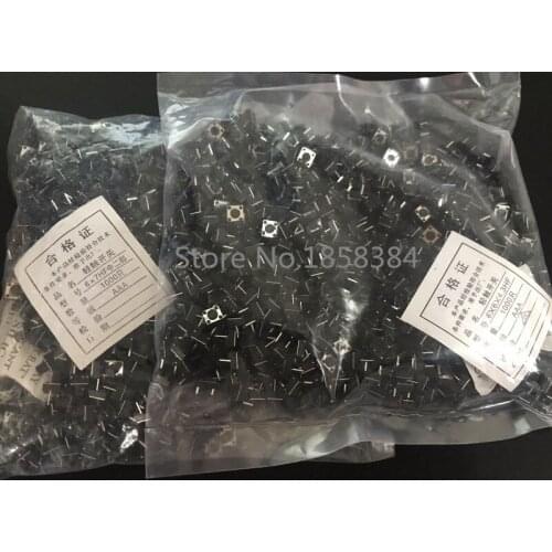 1000PCS 2 pins 6*6*4.3mm/5mm/6mm/7mm Mid-foot Switch Tactile Push Button Switches
