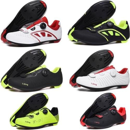 Cycling equipped with bicycle shoes breathable outdoor riding shoes road racing riding lock shoes climbing casual mens shoes