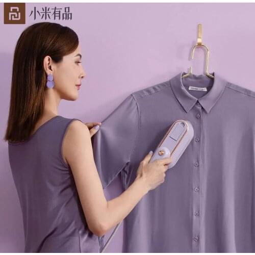 Youpin Daewoo Hanging Ironing Machine Handheld 1000W Home Small Steam Iron Portable Dry Wet Double Ironing 6 Holes For Steam New