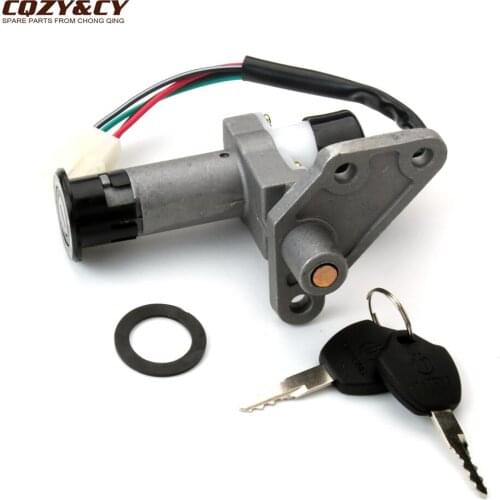 Scooter Key Switch Ignition Lock For Baotian BT125T-2A 2B2 3A2 3A4 3B6 8A 8B 12C 12E1 12F1 125cc 4-Stroke
