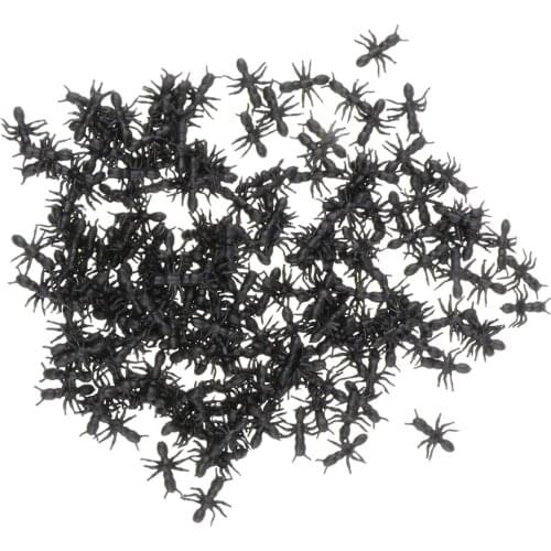 200 Pieces Plastic Ant Toy Kits Insect Model Toddler Kids Children Education Toys Halloween Present
