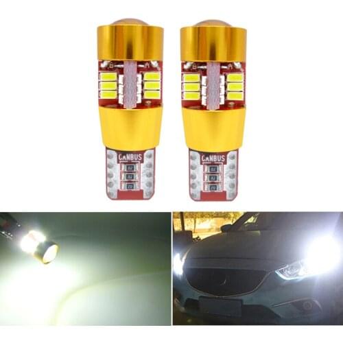 2x T10 W5W Car LED Wide Lamp License Plate Light Reading Light For Volkswagen Golf 5 6 7 POLO Passat B5 B6 B7 Bora Tiguan MK5