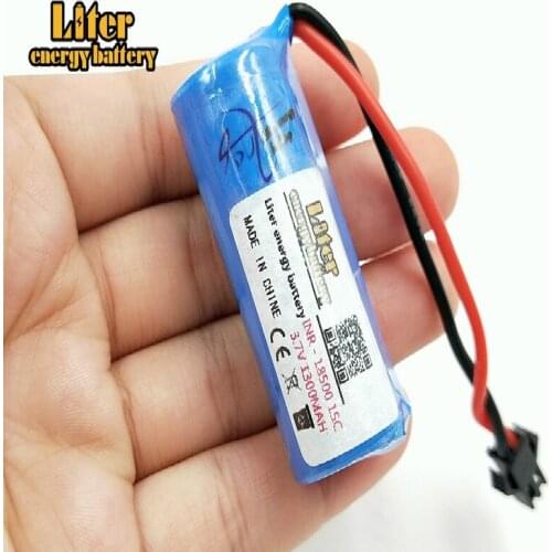3.7V 1300mAh Lipo Battery For Remote control helicopter boat wholesale 3.7 V 1300 mAh Toy batteries Lipo Battery 18500 SM Plug
