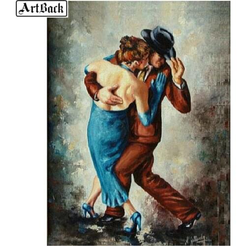 5d diamond painting couple dance full square diamond mosaic sticker new arrival 3d rhinestone diamond embroidery crafts