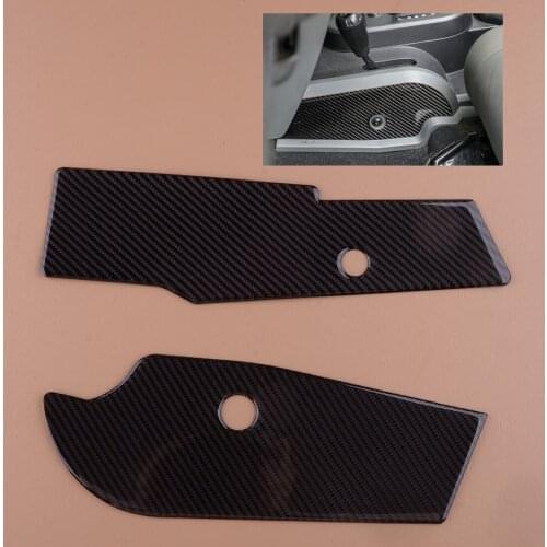 Car Gear Shifter Console Both Side Panel Trim Decor fit for Jeep Wrangler X Rubicon Sport Utility 2-Door 2007 2008 2009 2010