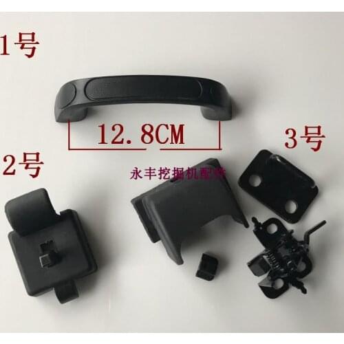 Free shipping for Excavator accessories Komatsu 60-8 130-7 200-7 240-8 300 360-7 skylight buckle Glass lock