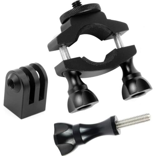 BGNing Aluminum Sport Camera Bicycle Bracket Bike Holder Tube Clip for DJI OSMO Action for Gopro Hero 7 6 5 Yi EKEN SJcam