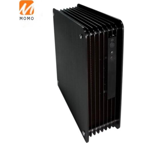 C01 Aluminum Color Mini Horizontal Computer Small Chassis Industrial Control HTPC Case ITX
