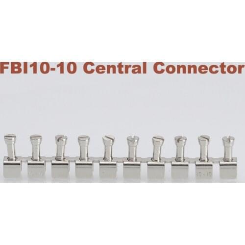 FBI 10-10 Central Connectors short circuit center connection strip for UK-10N Din Rail Terminal Block Accessories FBI-10-10