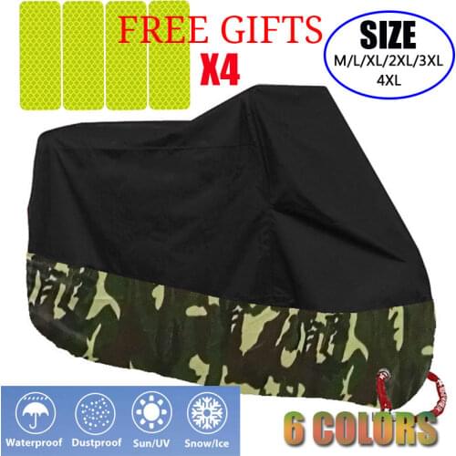 Motorcycle Cover Winter Tarpaulin Cover Cloth Moto Scooter Rain Cover Protector Waterproof Rain Dustproof Bike Bicycle Case Tent