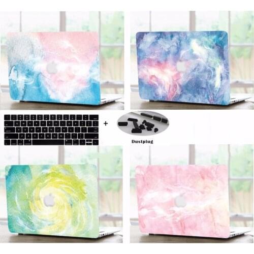 Laptop Case Keyboard Cover Dust Plugs For 11 13" Macbook Air A1465 A1466 13 15" Pro A1502 A1278 Touch Bar A1706 A1708 A1707 2016