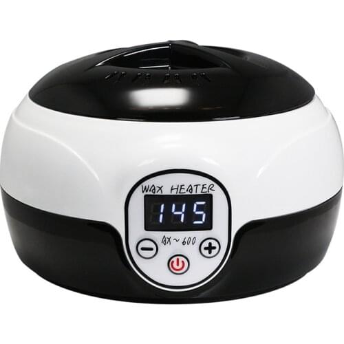 500ML Wax Heater Electric Hair Removal Machine LED Digital Display Women Hand Facial Wax Epilator Wax-melt Machine Heater