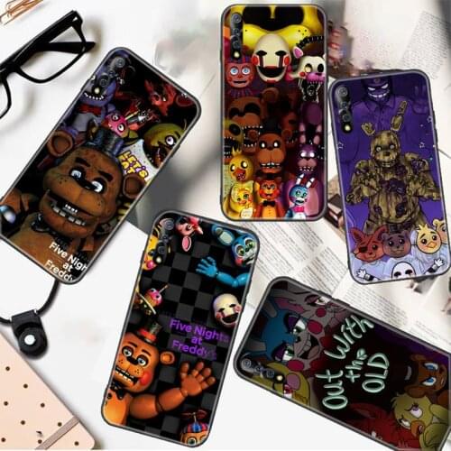 Fnaf Game Black Soft Silicone Phone Case For Vivo X9 9s 9plus 9splus 20 20plus Y91C 11 17 19 67 71 81 91 V11 11I 17 IQOO