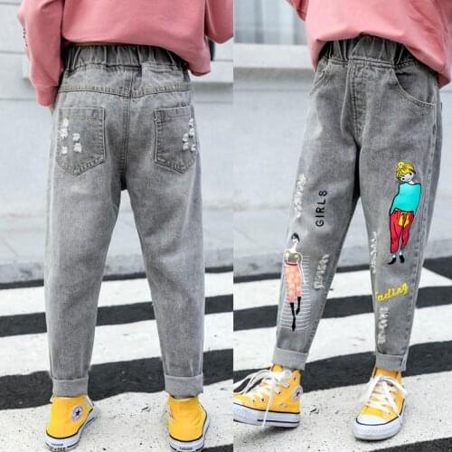 ICCLEK Ripped Jeans For Girls