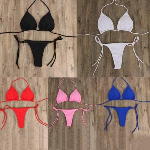 Bikini Set Bra Women Push-up Swimwear Bandage Bathing Suit Swimsuit Swimming Suit Beachwear