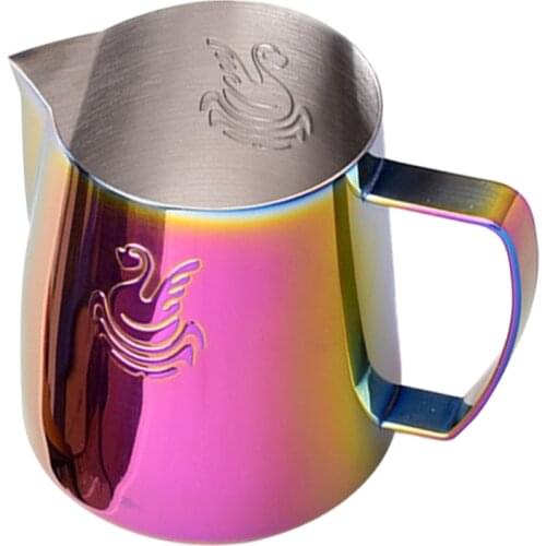 400ml/600ml Coffee Frothing Pitcher Cup Frother Jug Coffee Latte Art Accessory 304 Stainless Steel Coffee Latte Mould Pitcher