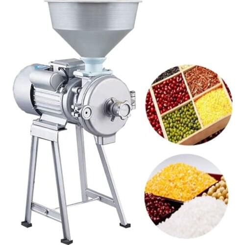1.5kw Powerful Multi-Function Wet and Dry Grain Refiner Crusher Grinder Chili Sauce Seasum Paste Peanut Butter Machine
